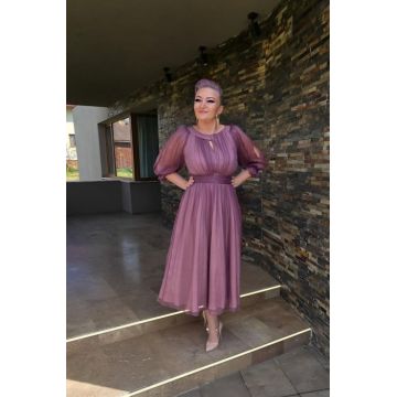 Rochie 1516 mauve Leonard