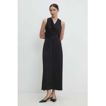 Answear Lab rochie culoarea negru, maxi, evazati