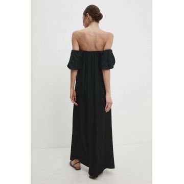 Answear Lab rochie culoarea negru, mini, evazati