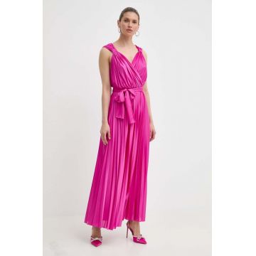 MAX&Co. rochie culoarea roz, maxi, evazați, 2416621074200 2416620000000