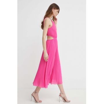 MICHAEL Michael Kors rochie culoarea violet, maxi, evazati