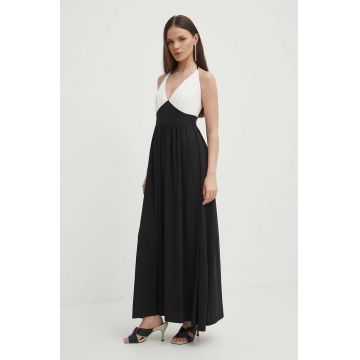 Artigli rochie culoarea negru, maxi, mulata, AA38227