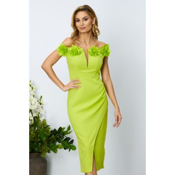 Rochie Alessia Lime