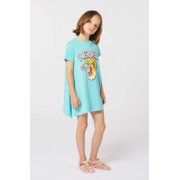 Kenzo Kids rochie din bumbac pentru copii mini, drept