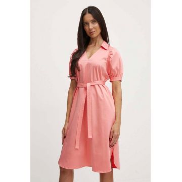 BOSS rochie culoarea violet, mini, evazați 50515778