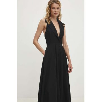 Answear Lab rochie culoarea negru, maxi, evazati