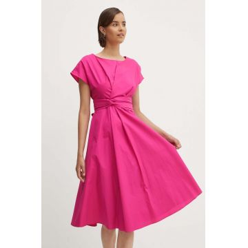 Artigli rochie culoarea roz, mini, evazati, AA38366