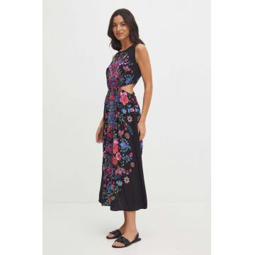 Medicine rochie midi, evazati