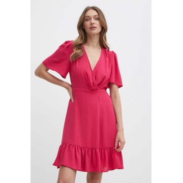 Morgan rochie RANILA culoarea roz, mini, evazati, RANILA