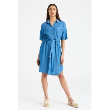 Rochie-camasa cu un cordon in talie