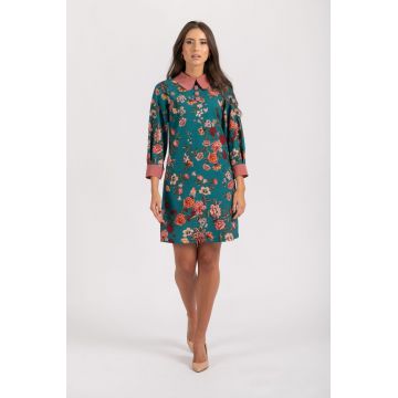 Rochie LaDonna office cu imprimeu floral colorat