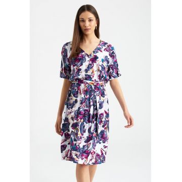 Rochie midi cu imprimeu floral 1