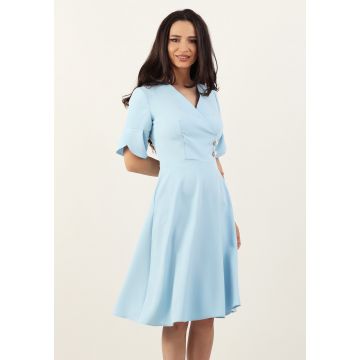 Rochie semi clos bleu 36