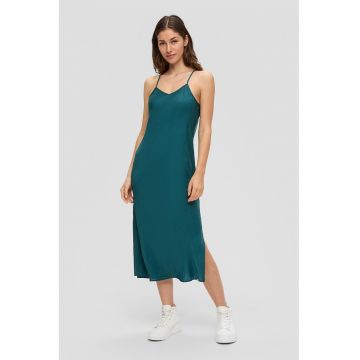 Rochie midi cu bretele inguste