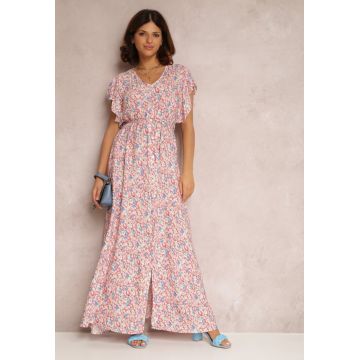 Rochie Roz somon