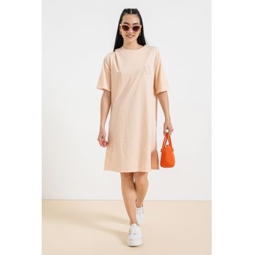 Rochie-tricou mini cu logo