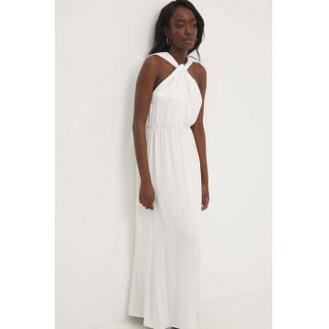 Answear Lab rochie culoarea alb, maxi, drept