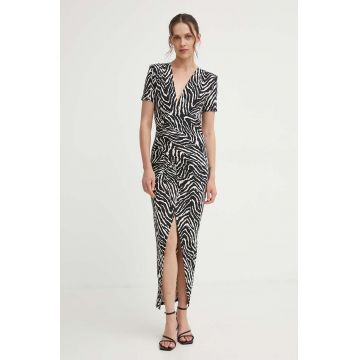 Answear Lab rochie culoarea negru, midi, mulata