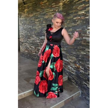 Rochie 2184 trandafiri Fanylux