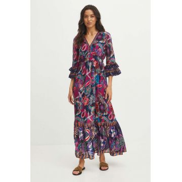 Medicine rochie maxi, evazată