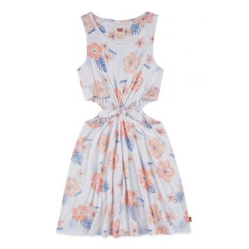 Rochie evazata cu decupaje laterale