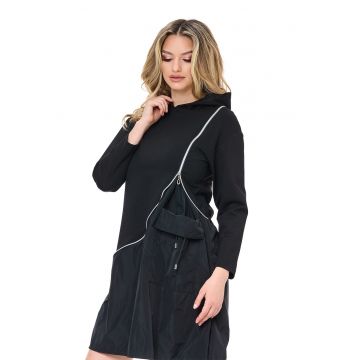 Rochie evazata cu gluga Tina
