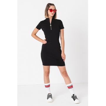 Rochie bodycon cu fenta cu fermoar Nalaya