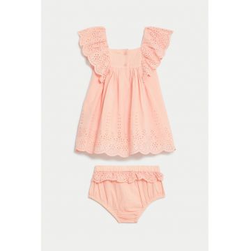 Set de rochie de bumbac si chiloti - 2 piese