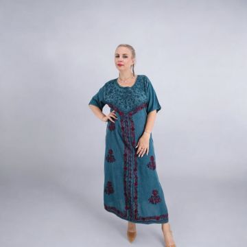 Rochie Lunga Brodata Miuta 87