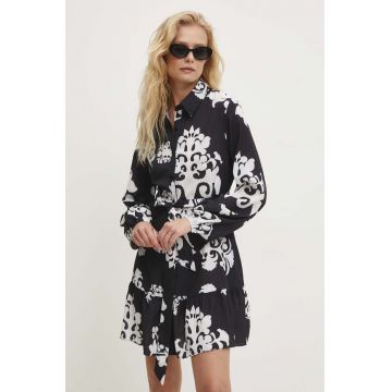Answear Lab rochie culoarea negru, mini, evazati