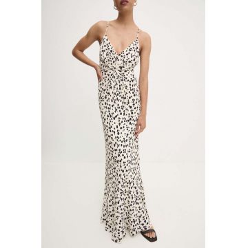 MSGM rochie culoarea bej, maxi, mulata, 3741MDA42.247663