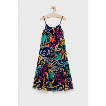 GAP rochie din bumbac pentru copii midi, evazati