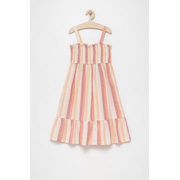 GAP rochie din in pentru copii midi, evazati