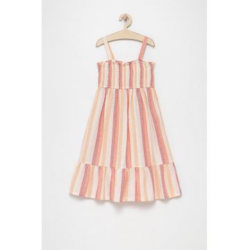 GAP rochie din in pentru copii midi, evazati