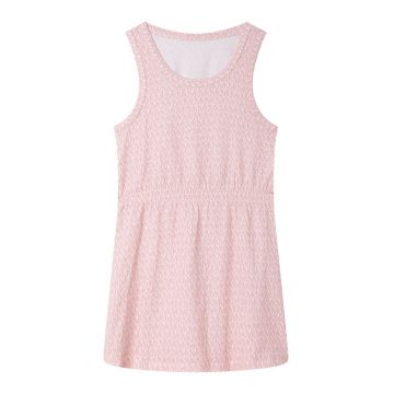 Michael Kors rochie din bumbac pentru copii culoarea roz, mini, evazati