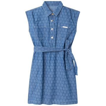 Michael Kors rochie din bumbac pentru copii mini, evazati