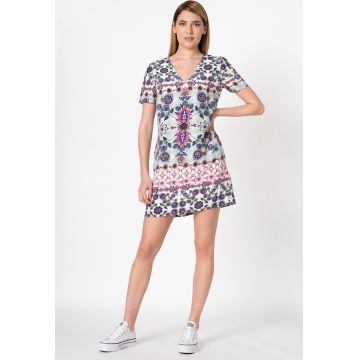 Rochie mini cu model floral Yukon