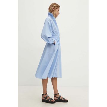 Answear Lab rochie din bumbac mini, evazati Answear Lab rochie din bumbac mini, evazati