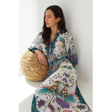 Medicine rochie midi, evazată
