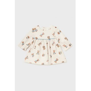 Rochie de bumbac cu imprimeu