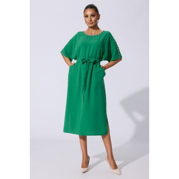 Rochie office Honesty Verde