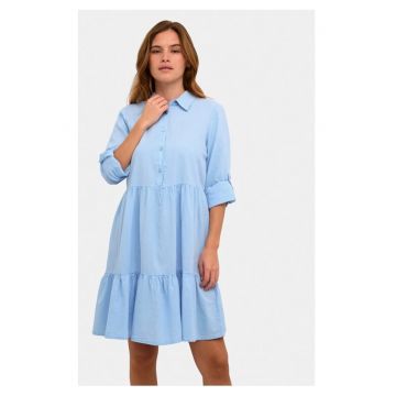 Rochie dama -  Albastru celest - Bumbac
