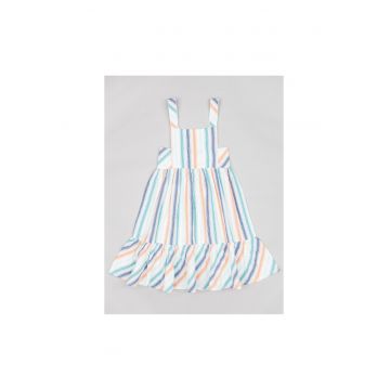 Rochie fete -  302711390 - Bumbac - Multicolor