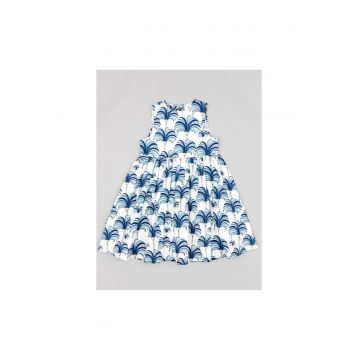 Rochie fete -  302712601 - Bumbac - Albastru
