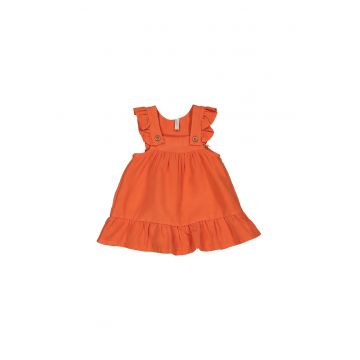 Rochie fetite -  302578054 - Viscoza - Portocaliu