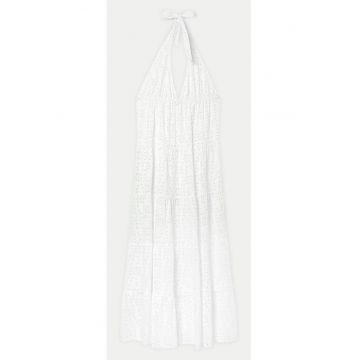 Rochie dama -  76411 - Bumbac/Poliamida - Alb