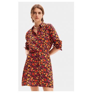 Rochie dama -  76725 - Portocaliu - Viscoza