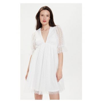 Rochie dama -  Alb - Poliester