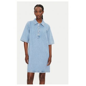 Rochie dama -  Albastru - Bumbac