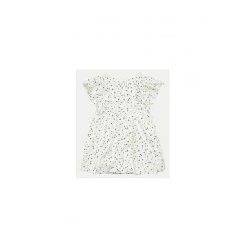 Rochie fete -  076749 - Alb - Bumbac